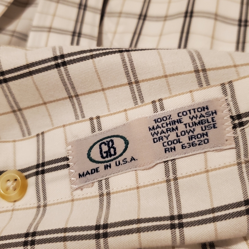 Gitman Bros Button Down Shirt Medium - image 6